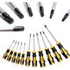 CCLIFE Set Cacciaviti Torx professionali precisione T6-T40 magnetici,11 Pezzi Nessun foro