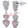 Sanico BJT333 ORECCHINI DONNA ROSE STAINLESS STEEL