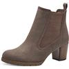 MARCO TOZZI stivali Chelsea da donna senza chiusure con tacco color marrone (pepper) 40 EU