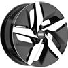 Cerchi in lega Fondmetal E-JOULE (FMI10) 8.5x21 Glossy Black Machined