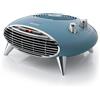 Ariete 8211 Termoventilatore da tavolo, Stufetta elettrica, 2000W, Termostato, Silenzioso, Griglia e piedi cromati, Celeste