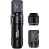 Extreme Tattoo Dragonhawk Fold Pro Macchinetta Tatuaggi Senza Fili, 7 Corse Regolabili | 2,4-4,2mm, 2 Batterie 1500mAh, Per Professionisti, Nero