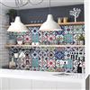 RE-COVERTILES Adesivi Piastrelle Cucina Bagno in PVC 10 Pz 20x20 cm PS00036