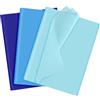 NEBURORA Set di carta da regalo blu assortita 60 fogli di carta velina da avvolgere in 3 colori per confezioni regalo fai da te Pasqua Baby Shower Compleanno Matrimonio e decorazione blu per feste