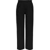 Only Pantaloni da Donna con Taglio Gamba Ampia ONLPOPTRASH-Suki Vita Media Pantaloni Taglio Ampio, Nero, S