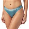 Emporio Armani Women's Brazilian Brief Iconic Microfiber Slip, Arctic, M da Donna