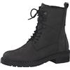 MARCO TOZZI Stivaletti Donna con Lacci in Pelle Bassi, Anthracite N.C, 39 EU