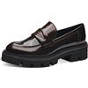 MARCO TOZZI Mocassini Donna con Zeppa Classici, Mocca Patent, 40 EU