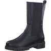 MARCO TOZZI Stivaletti Chelsea Donna in Pelle Sintetica Tacco a Blocco, Black, 38 EU
