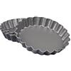 Homéa CAP DELICES Homéa, Set di 4 stampi per tortine in Metallo, 12 cm, Colore: Grigio