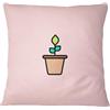 Bona Basics, Federa decorativa per cuscino, decorazione per la casa, per divano, caffetteria, dimensioni: 60 x 60 cm, colore: rosa chiaro