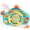 Nukdey Gioco Musicale a Forma di Volante - Esperienza di Guida realistica, Musica Integrata, Effetti Sonori Realistici - Volante per Auto Regalo per Bambini: Ragazzi e Ragazze di 1, 2, 3, 4 Anni