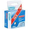 Rapid 61058080050 - Punti standard per cucitrice in fil di ferro, mod. 58, 8 mm, 5000 pz