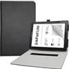 Fienow LIFANG Cover per Pocketbook InkPad Lite,Slim Ultra Pelle Sottile e Leggera Cover Case Custodia per 9.7 Pocketbook InkPad Lite Tablet(Not Fit Other Models),Nero