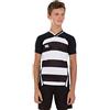 Canterbury Ragazzi Junior Maglia da Rugby Vapodri Evader Hooped | Tecnologia Vapodri | vestibilità Atletica Professionale | Resistente Maglia Tecnica da Rugby