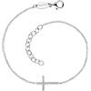 Engelsrufer Bracciale da donna in argento 925 con zirconi 32020109, 20 cm, Argento, Zirconia cubica