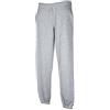 Fruit of the Loom Pantaloni Elasticizzati con Polsino Jog Jogger Sportivo, Grigio (Heather Grey 123), M Uomo