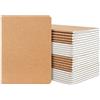 Yarotm Quaderno A6 - Taccuino Piccolo 100GSM Carta a Quadretti 5mm - 24 Pezzi da Blocco Notes Kraft Copertina Morbida A6 Set - 10x14cm Notebooks Quadretti da Disegno Diario