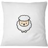 Bona Basics, Federa decorativa per cuscino, decorazione per la casa, per divano, caffetteria, dimensioni: 60 x 60 cm, colore: bianco