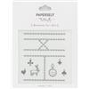 PAPERSELF Temporary Tattoos Tatuaggio 2 pz (10,16 cm x 10,16 cm)