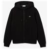 Lacoste Felpa Zip Capp Nera Uomo
