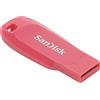 SanDisk SDCZ50C-032G-B35PE 32 GB Cruzer Blade USB 2.0 Flash Drive - Electric Pink