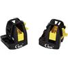 GEV Supporto Universale per 1 Paio di Sci in Gomma - Compatibile con Barre Portatutto Auto, Installazione Facile e Sicura, Ideale per Barre da Tetto, Made in Italy, Resistente e Antiscivolo