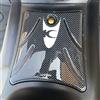 labelbike - Adesivo 3D Moto Scooter Pedana Protezione e Decorazione in Resina compatibile con Kymco XCITING 250-300-500