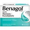 Benagol Pastiglie Mentolo Eucalipto Antisettico Cavo Orale 16 Pastiglie