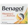 Benagol Pastiglie Vitamina C Gusto Arancia Antisettico Cavo Orale 36 Pastiglie