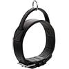 HUNTER Collare da allenamento con manico Larvik, 60 67013 Morbida vera pelle di mucca, nero/nero, M