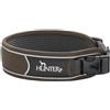 HUNTER DIVO - Collare per cani in nylon, taglia XL, marrone/grigio