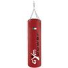 GYM POWER Sacco Boxe Pieno Rosso Italian Style da 30 kg - Dimensioni 100x40 cm