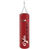 GYM POWER Sacco Boxe Pieno Rosso Italian Style da 40 kg - Dimensioni 120x40 cm