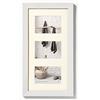walther design cornice bianco polare 3x 10x15 cm galleria con passe-partout, Home Cornice in legno HO315V