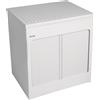 Colavene - Lavacril box in ABS metrachilato 80x60xh84 : Finitura colacril - Bianco