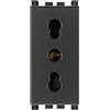 Vimar Spa Bipresa Grigia SICURY 2P+T 16 A 250V P17/11 Arke' Vimar 19203