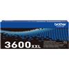 BROTHER TONER CARTRIDGE BROTHER BLACK TN3600XXL HL L 5215DN 11k