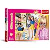 Trefl- Anni 100 Pezzi-Puzzle Scintillante con la Bambola più Famosa del Mondo, Intrattenimento Creativo, Gioco per Bambini dai 5, Multicolore, 14830