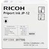 Ricoh Cartuccia D'Inchiostro Nero Jp12 (5-Pack) 817104 600Ml Originale