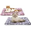 MICOOYO 2 materassi per cani e gatti, in pile, lavabile, per cani di piccola taglia, gatti, cuccioli (stella, 61 x 41 cm)