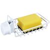 Wenko 54715100 Ohio Scolapiatti per Lavabo, Metallo Verniciato a Polvere Plastica, Bianco