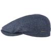 Stetson Coppola con Lino Taleco Wool Uomo - Made in The EU Cappellino Lana Cappello Piatto Berretto Visiera, Fodera, Fodera Primavera/Estate - 60 cm Blu