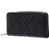 Calvin Klein Quilt Zip Around Wallet LG CK Black
