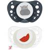 CHICCO (ARTSANA SPA) CHICCO SUCCHIETTI AIR BLU LUMI SILICONE 16-36 MESI 2 PEZZI