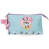 Disney Minnie Il mio posto felice Astuccio triplo Blu 22x12x5 cm Poliestere