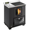 Unical Cucina a Pellet ad Aria Kw 8.8 Mod.T.it K