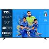 TCL Serie P63 P635 127 cm (50) 4K Ultra HD Smart TV Wi-Fi Nero 50P635 - Prodotto Italia