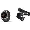 Garmin epix 2, Premium Active Smartwatch, Slate and Stainless Steel with Silicon