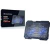 GielleService Piattaforma di raffreddamento per laptop Conceptronic - Fino a 15,6 - 2 ventole - LED blu - Colore nero
